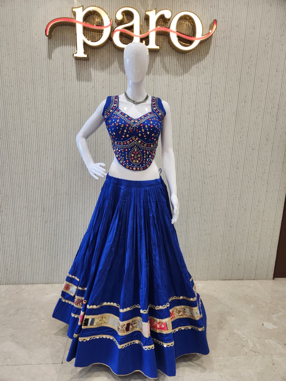 RoyalBlue colour Colour Navratri Chaniya Choli