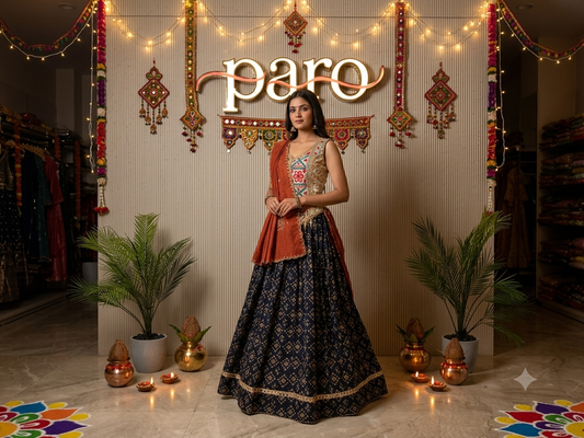 Multi  Navratri Chaniya Choli