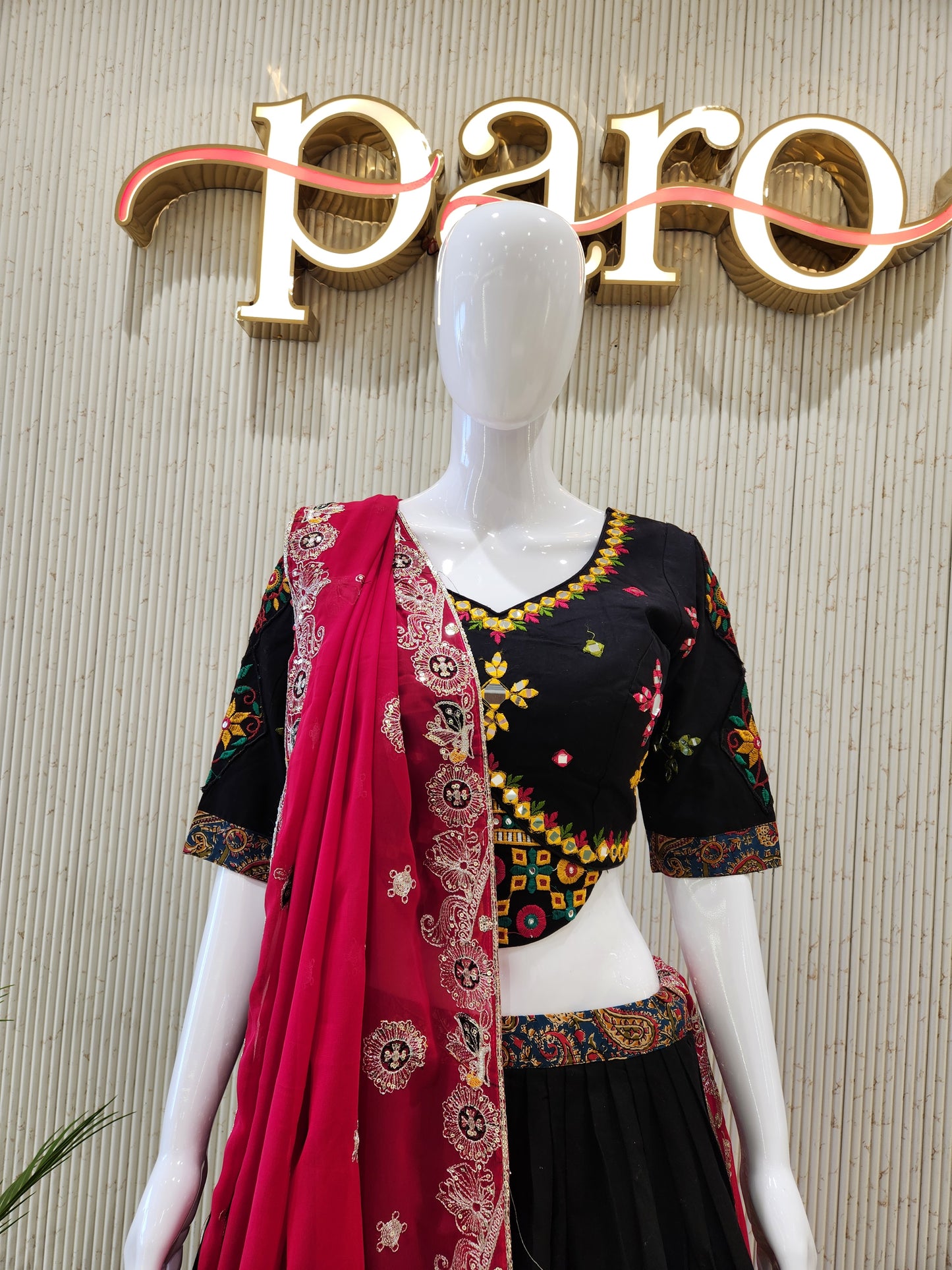 Black Navratri Chaniya Choli
