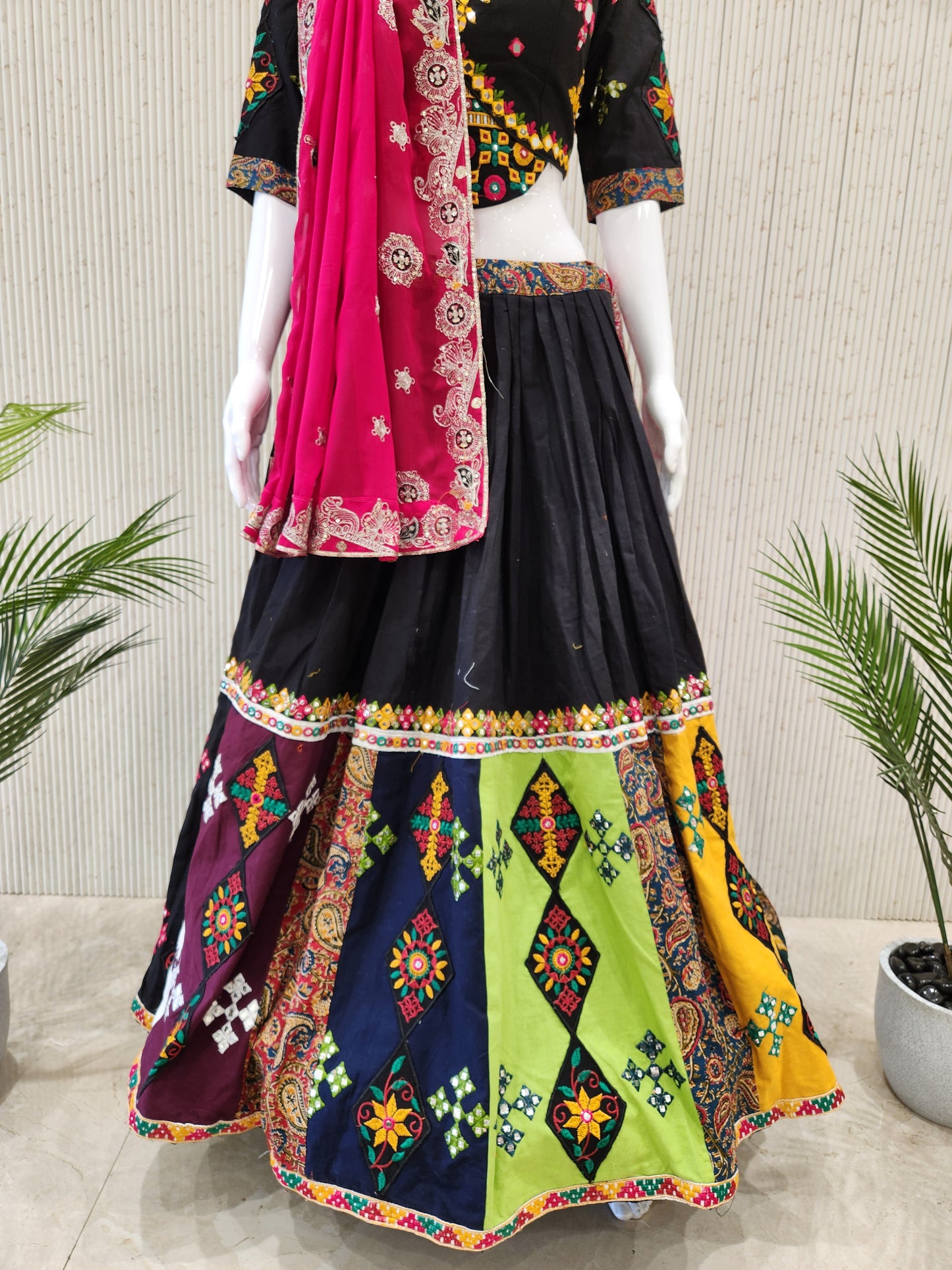 Black Navratri Chaniya Choli