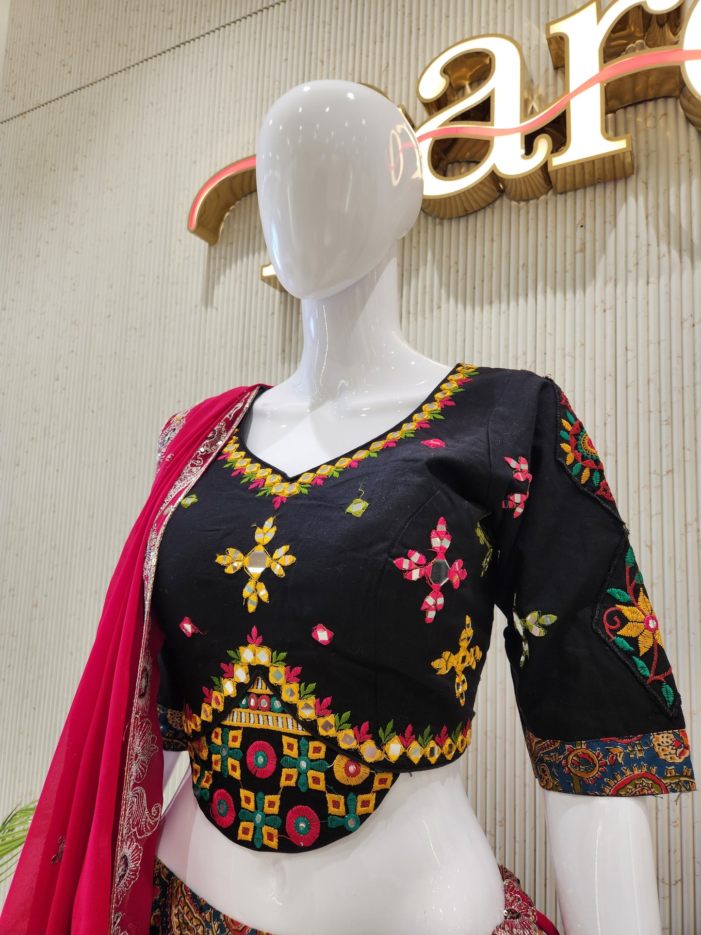 Black Navratri Chaniya Choli