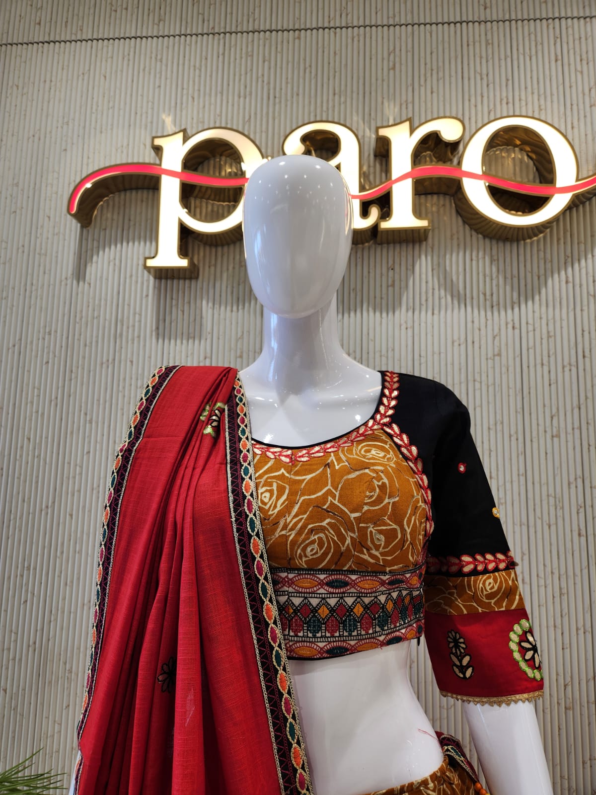 Mustard Yellow Navratri Chaniya Choli