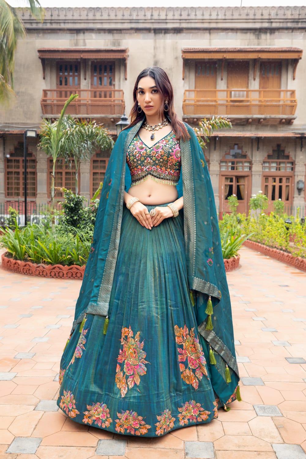 FIROZY Handwork silk Lehenga