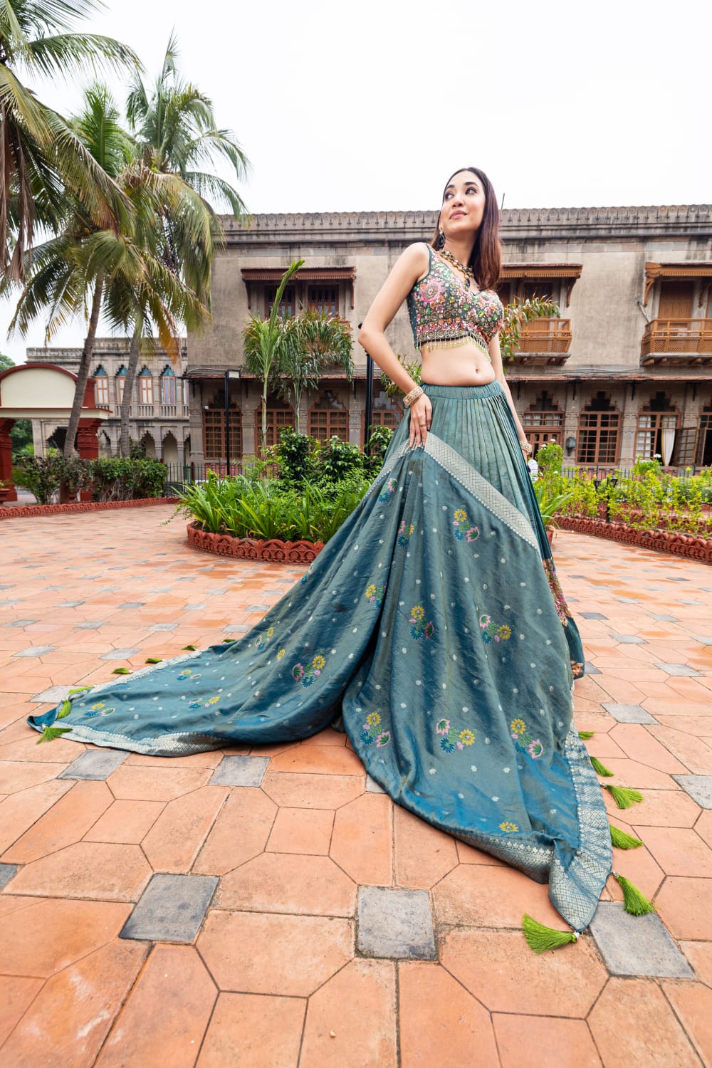 FIROZY Handwork silk Lehenga