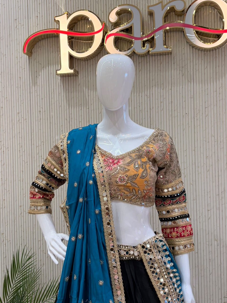 Black Navratri Chaniya Choli