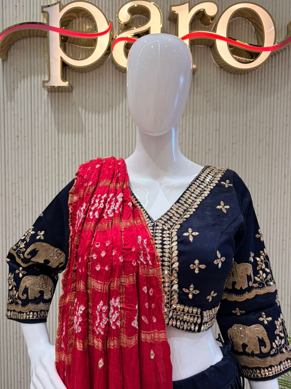 Navi Blue Navratri Chaniya Choli
