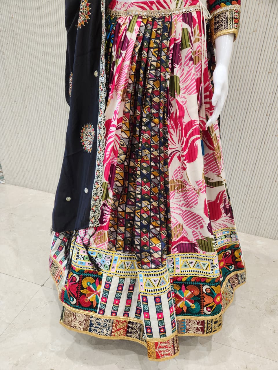Multi Colour  Navratri Chaniya Choli