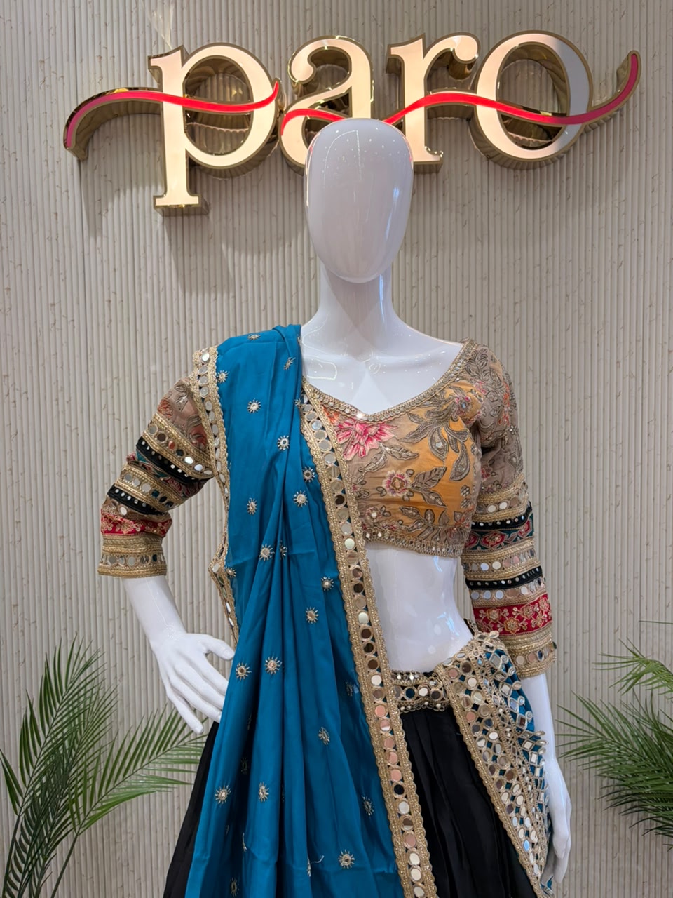 Black Navratri Chaniya Choli