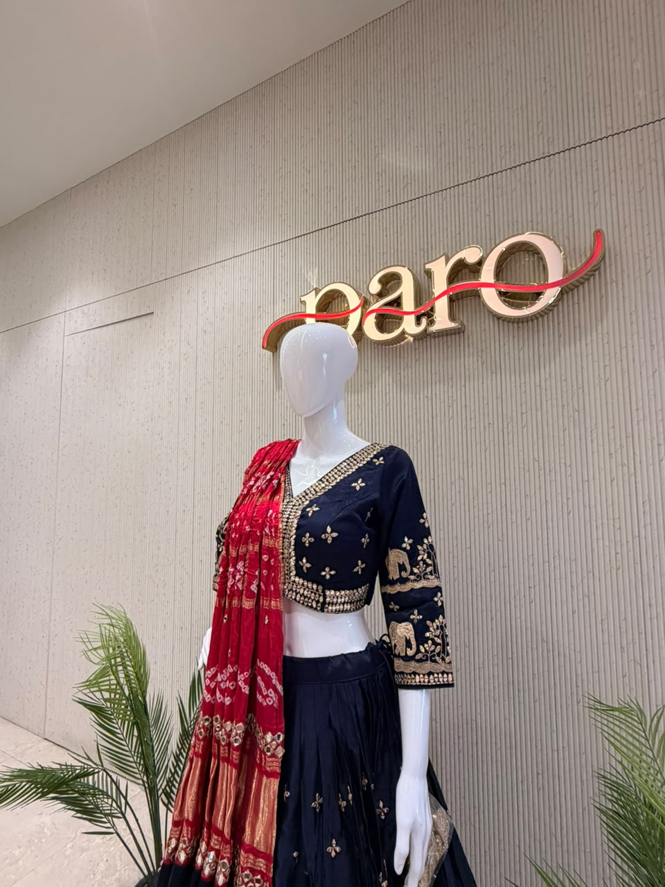 Navi Blue Navratri Chaniya Choli