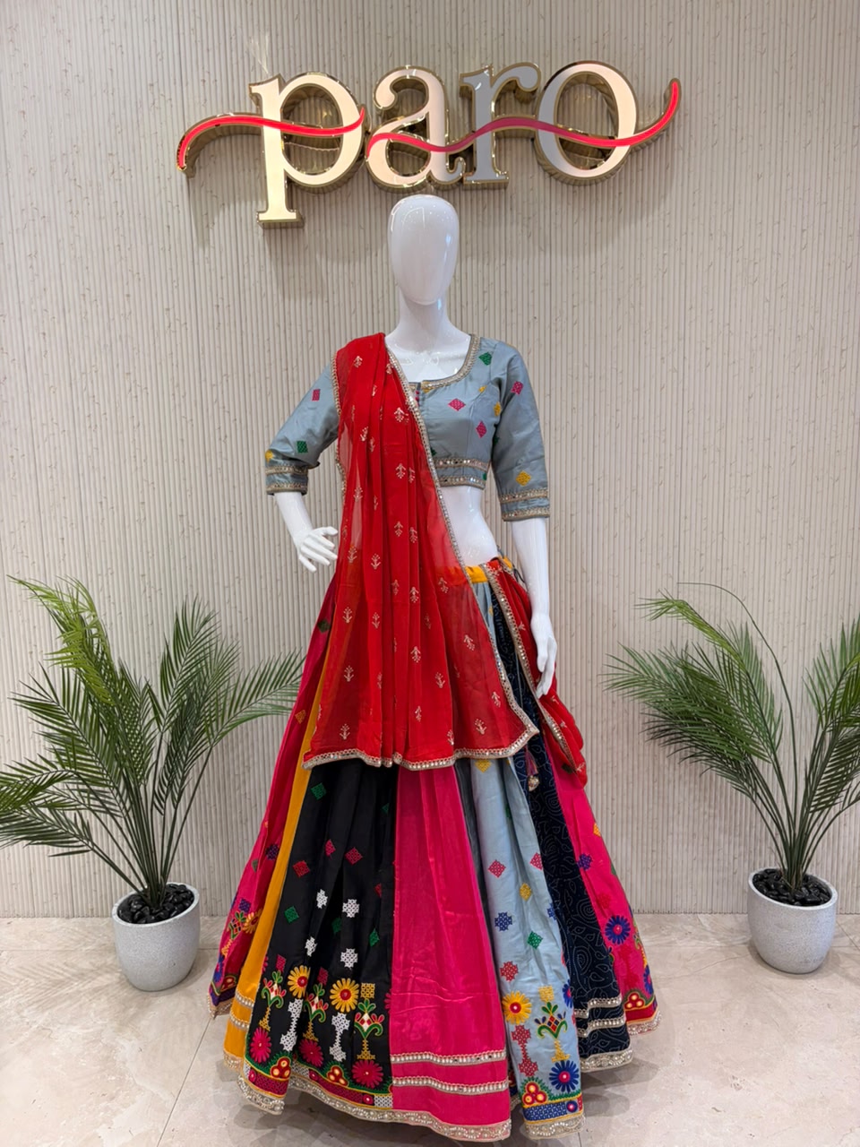 Multi  Navratri Chaniya Choli