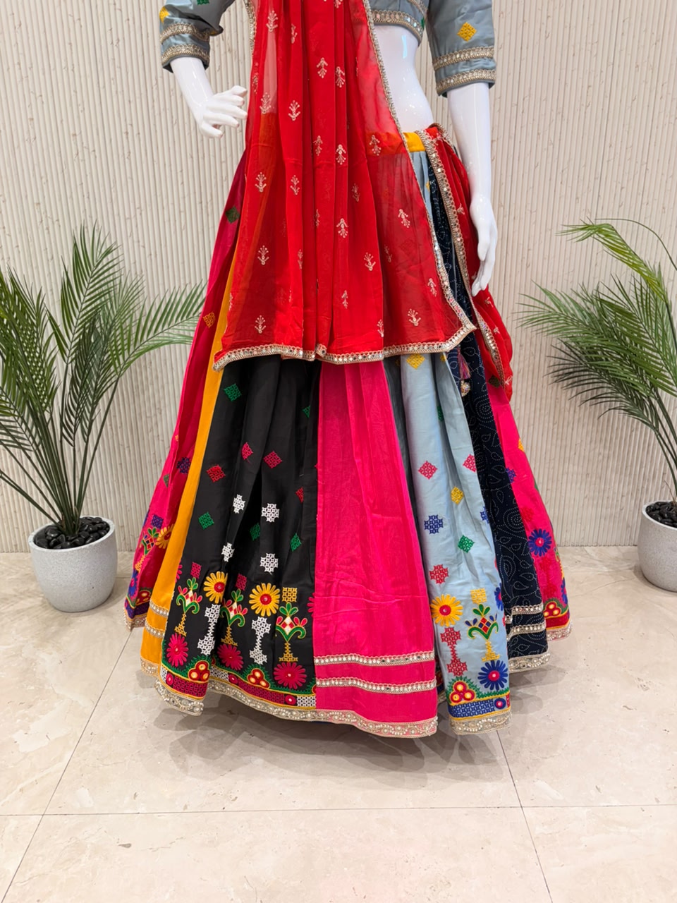 Multi  Navratri Chaniya Choli