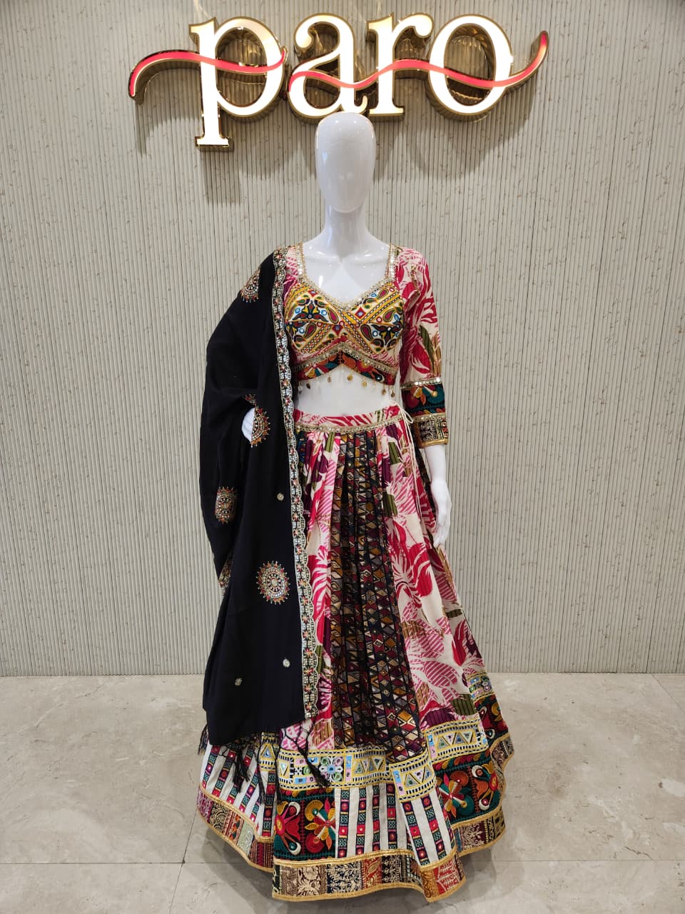 Multi Colour  Navratri Chaniya Choli