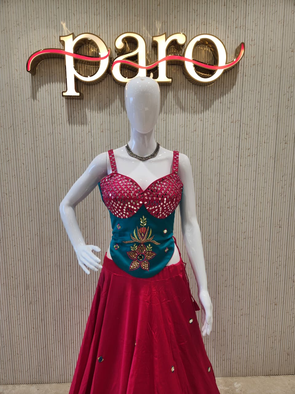 Rani colour Navratri Chaniya Choli