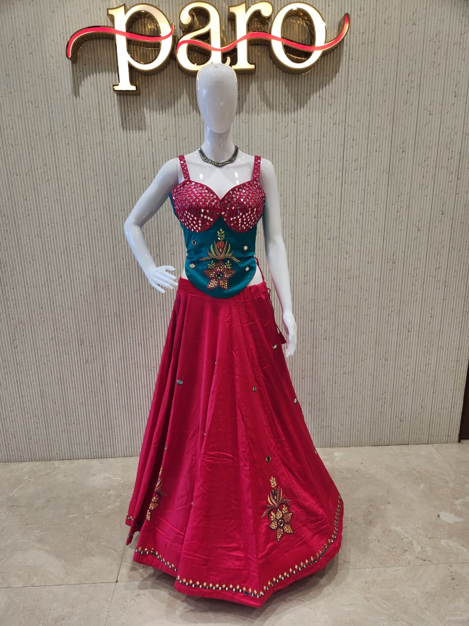 Rani colour Navratri Chaniya Choli
