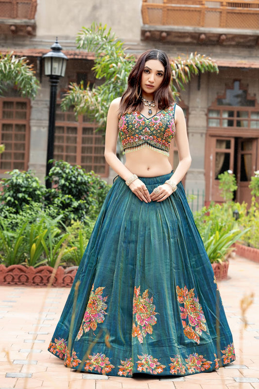 FIROZY Handwork silk Lehenga