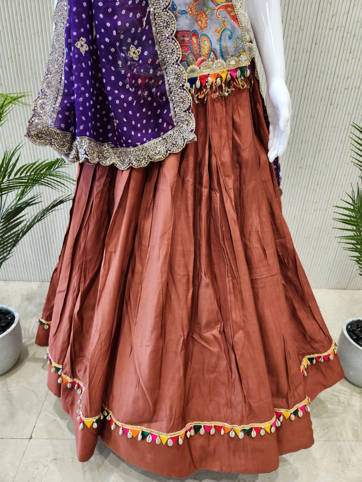 Rust Navratri Chaniya Choli