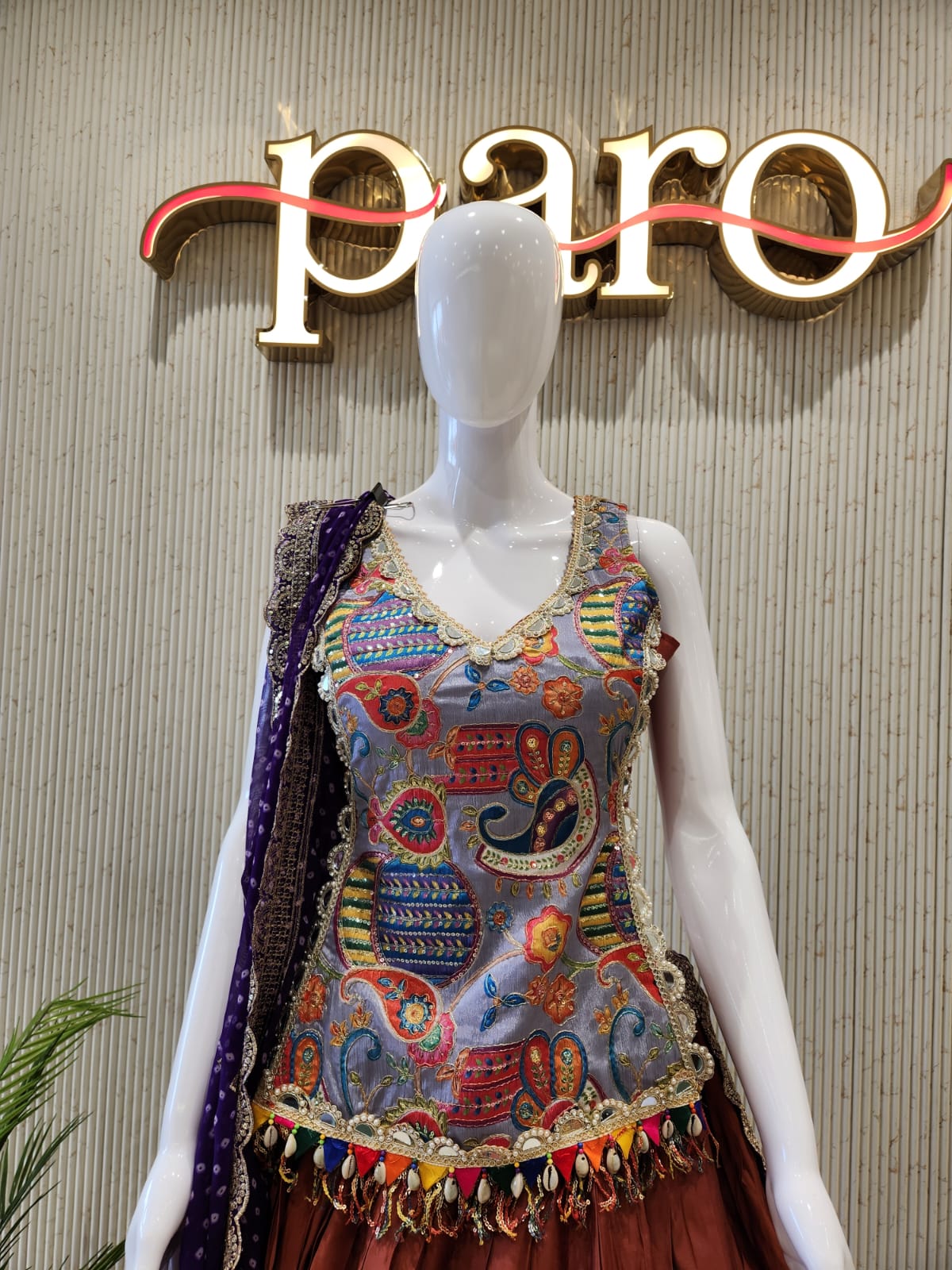 Rust Navratri Chaniya Choli